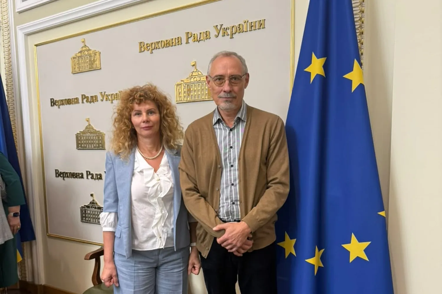 Anna Tsirat and Gennadii Tsirat at the Verkhovna Rada of Ukraine, round table on the new Civil Code, 8 October 2026