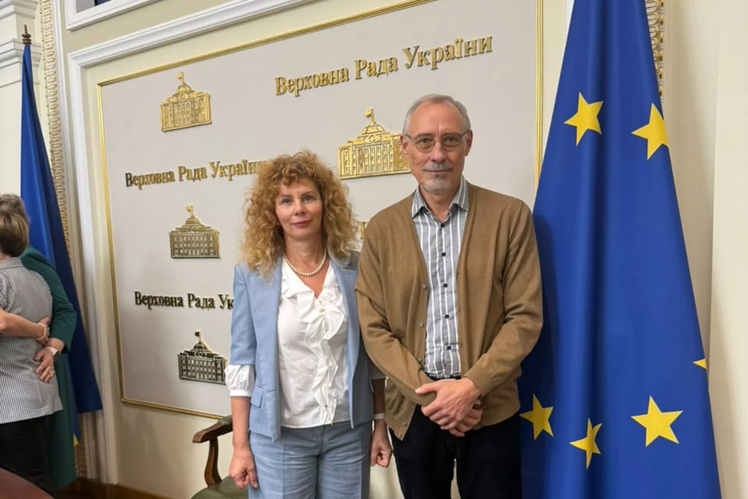 Ганна Цірат і Геннадій Цірат у Верховній Раді України на круглому столі про новий Цивільний кодекс, 8 жовтня 2026