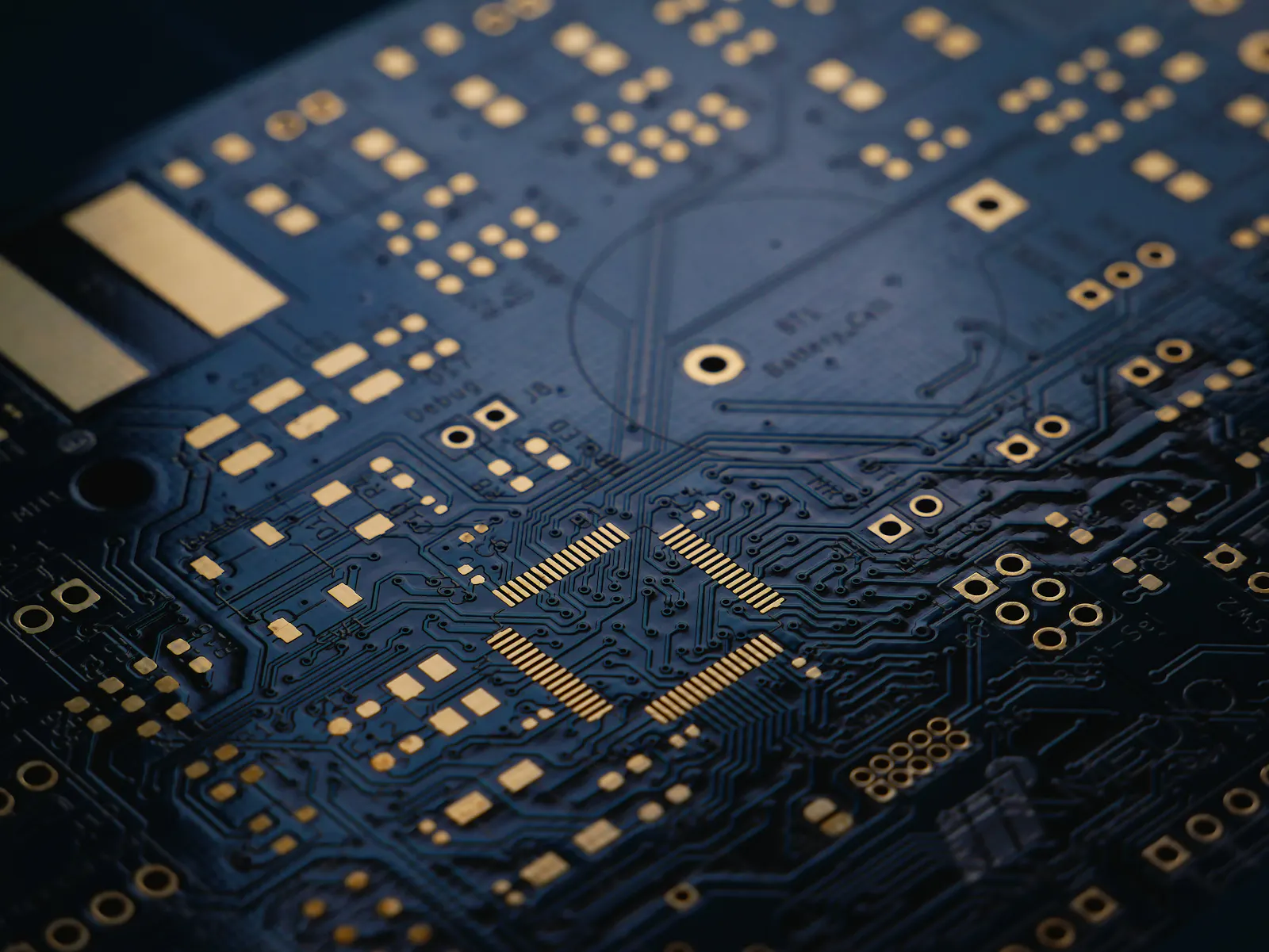 Unpopulated printed circuit board — a design whose rights are not yet allocated